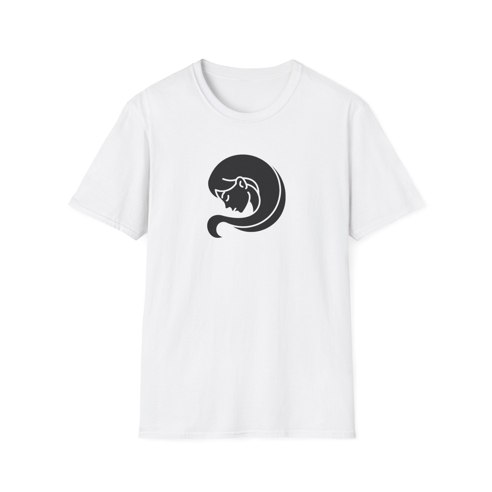 Stylish Softstyle Tee with Aquarius Design, Graphic T-Shirt, Casual Wear, Gift for Animal Lovers, Birthday Apparel