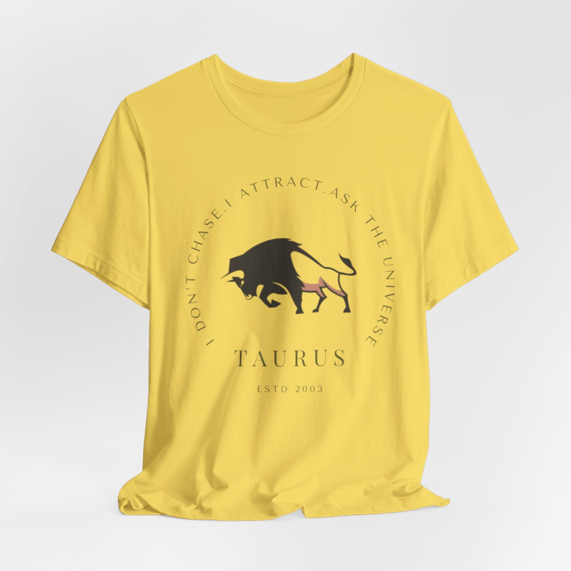 I don’t chase, I attract tee,Taurus Astrology graphic Tee, Astrology Shirt, Horoscope Gift, Zodiac Apparel, Taurus Birthday Gift, Casual Style