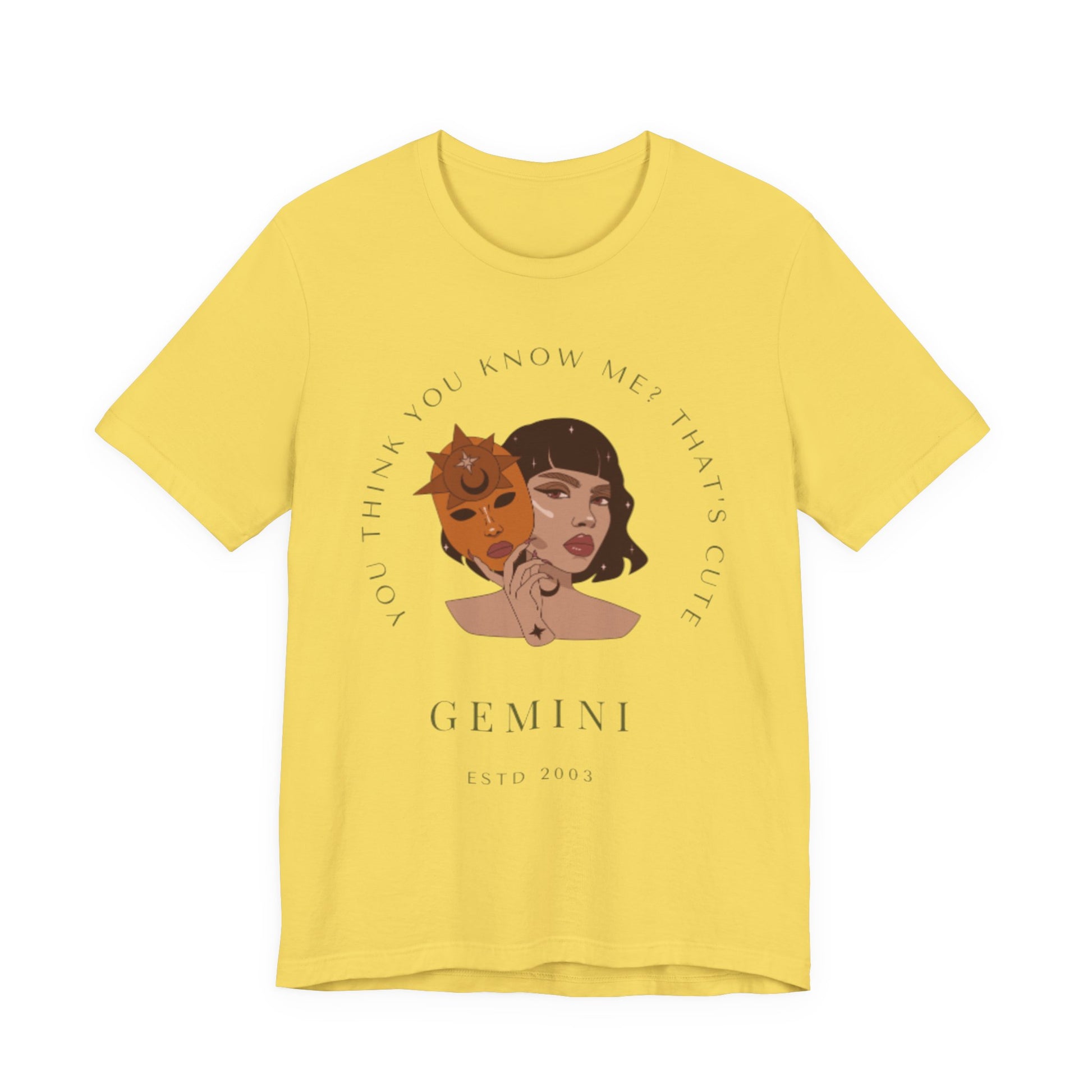 Gemini Zodiac Tee, Unisex Short Sleeve Shirt, Astrology Gift, Horoscope Top, Birthday Apparel, Zodiac Sign T-Shirt