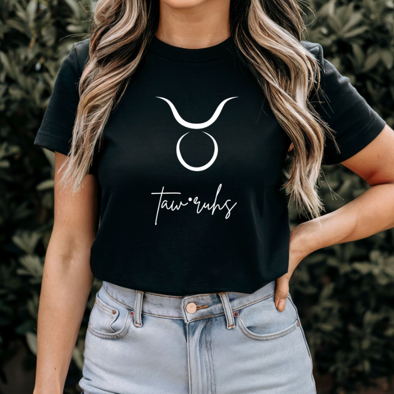 Stylish Taurus Zodiac Tee, Astrology Shirt, Unisex Graphic T-Shirt, Horoscope Gift, Birth Month Apparel, Casual Everyday Wear