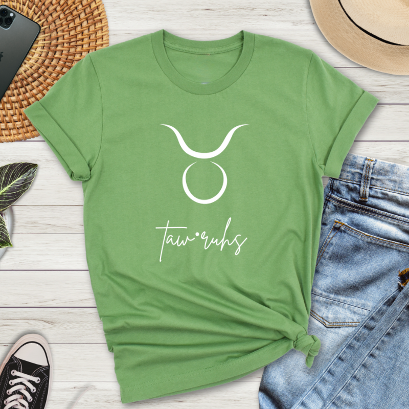 Stylish Taurus Zodiac Tee, Astrology Shirt, Unisex Graphic T-Shirt, Horoscope Gift, Birth Month Apparel, Casual Everyday Wear