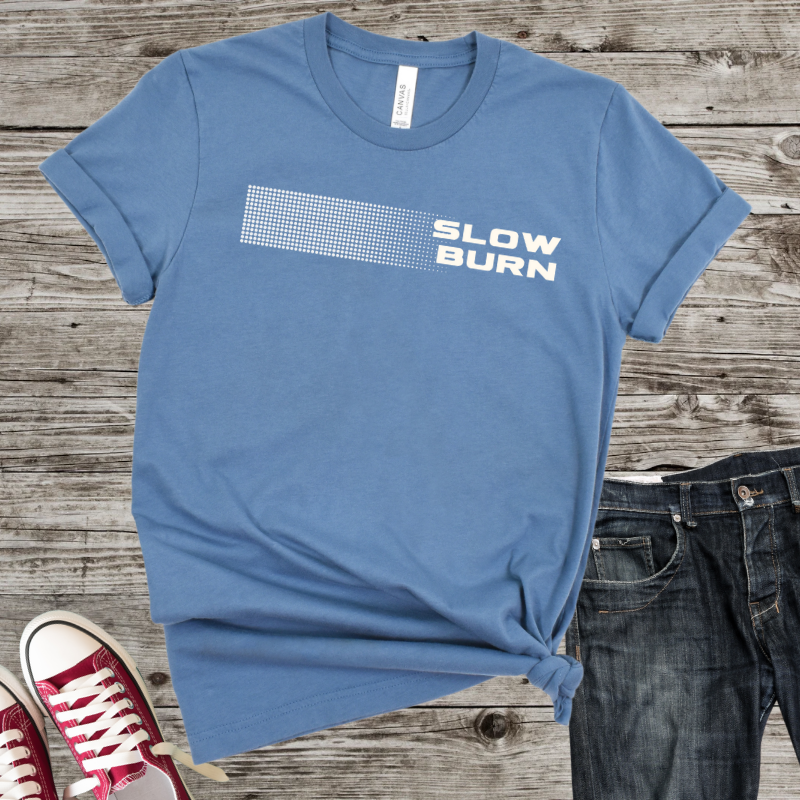 Slow burn unisex soft style T-shirt, casual wear
