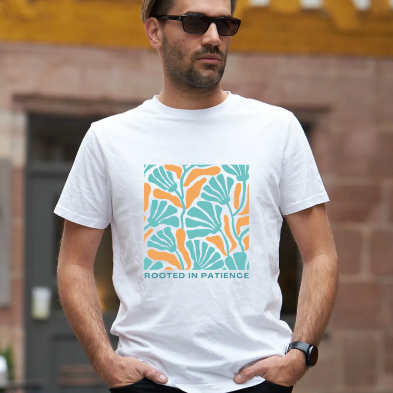 Rooted in Patience Tee, Inspirational T-Shirt for Mindfulness, Unisex Short Sleeve Shirt, Garden Lovers Gift, Relaxed Fit Apparel, [...]