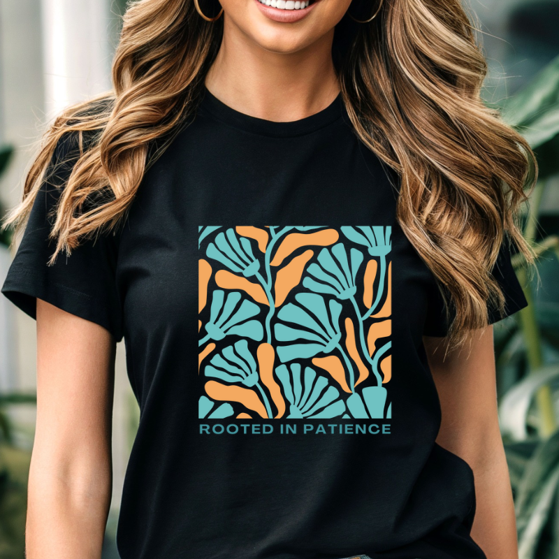 Rooted in Patience Tee, Inspirational T-Shirt for Mindfulness, Unisex Short Sleeve Shirt, Garden Lovers Gift, Relaxed Fit Apparel, [...]