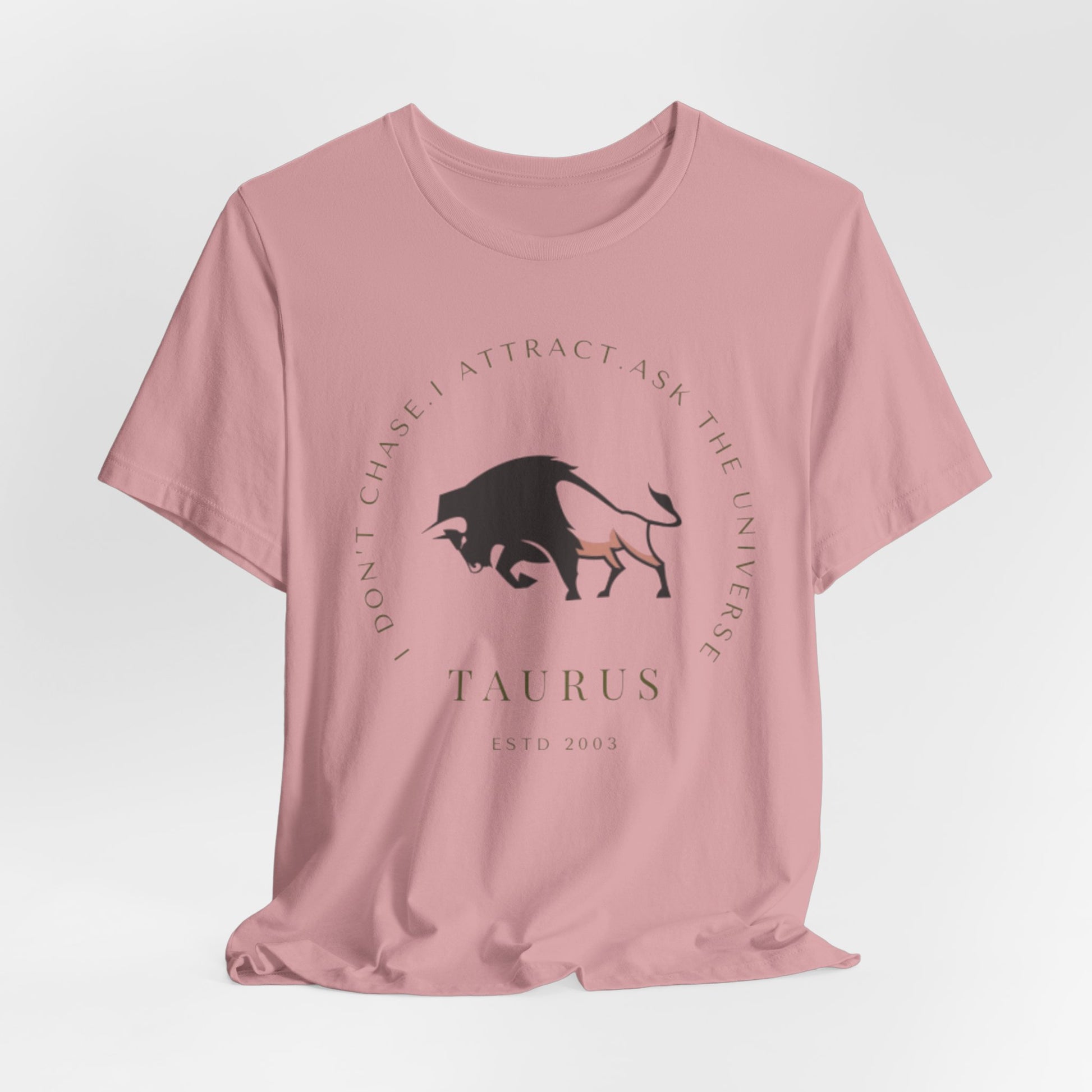 I don’t chase, I attract tee,Taurus Astrology graphic Tee, Astrology Shirt, Horoscope Gift, Zodiac Apparel, Taurus Birthday Gift, Casual Style